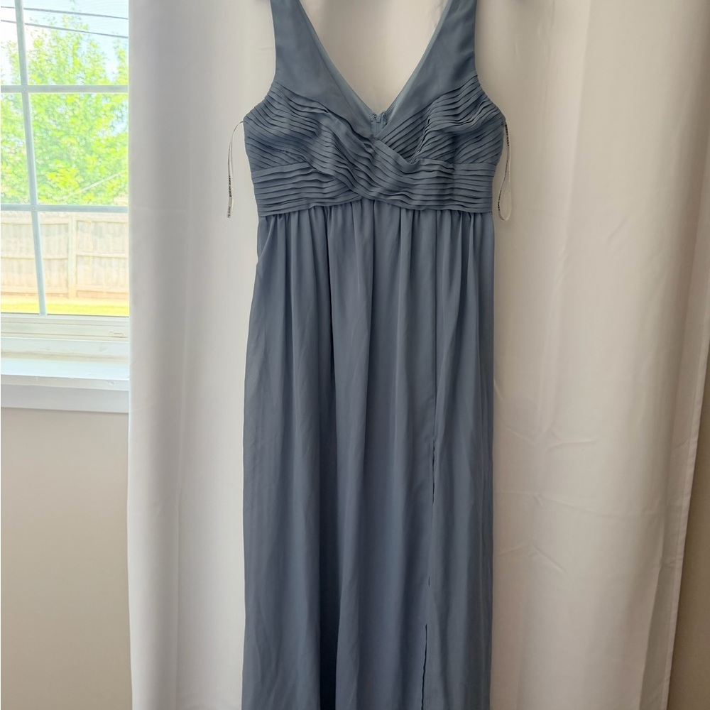 Birdie Grey Laurie Empire Dusty Blue Dress